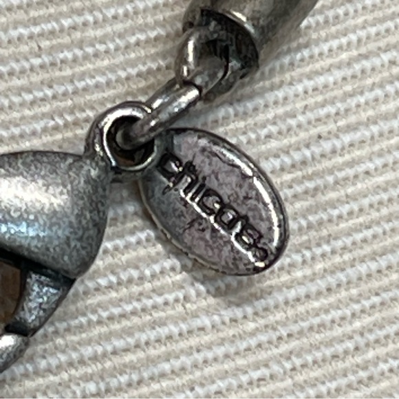 Chico’s 36” Silvertone Tassle Necklaces Lot of 2 Fall Colors - Picture 4 of 8